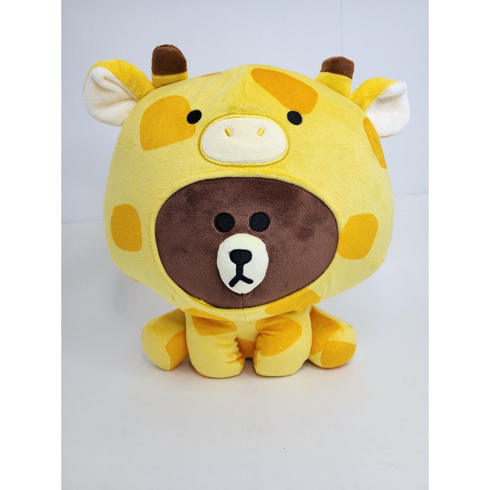 Line Friends Jungle‎ Brown Bear Giraffe 13in